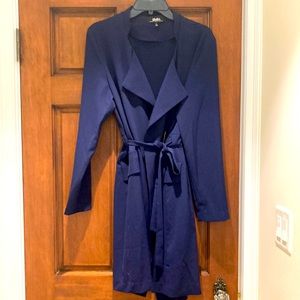 Navy blue dress jacket for spring
